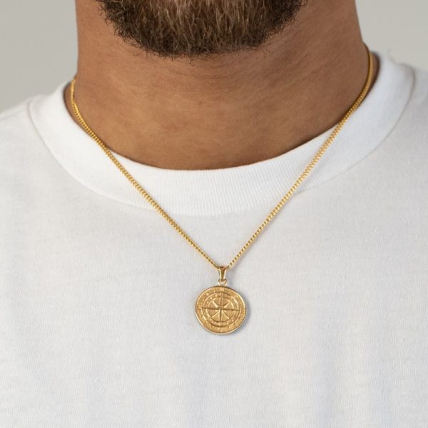 Compass Pendant (Gold) - Image 2