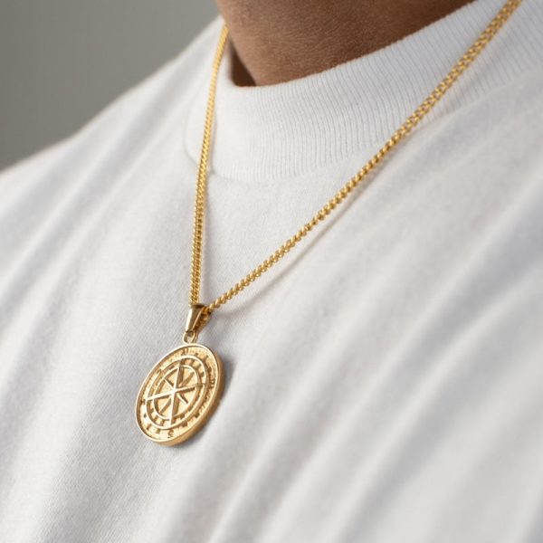 Compass Pendant (Gold) - Image 4