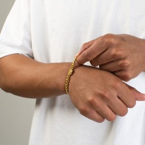 Cuban Bracelet (Gold) 8mm