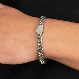 Cuban Bracelet (Silver) 8mm