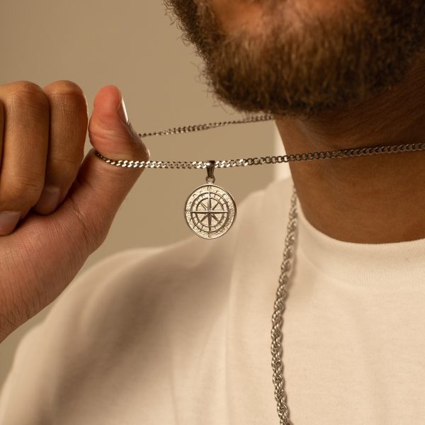Compass Pendant (Silver) - Image 2