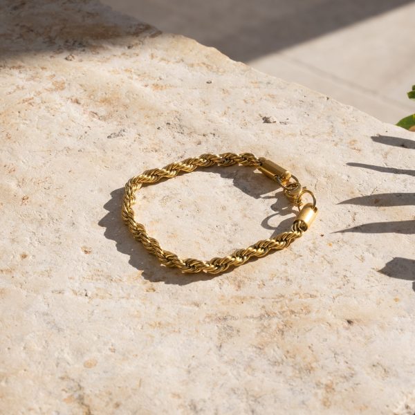 Rope Bracelet (Gold) 5MM - Image 3