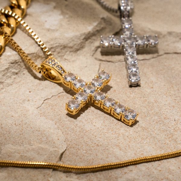 Iced Cross (Gold) - Image 2
