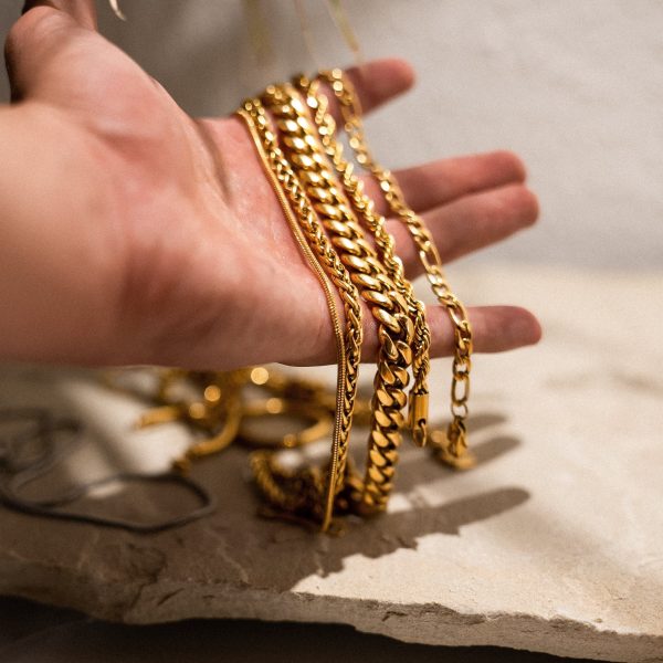 Snake Chain (Gold) 2MM - Image 3