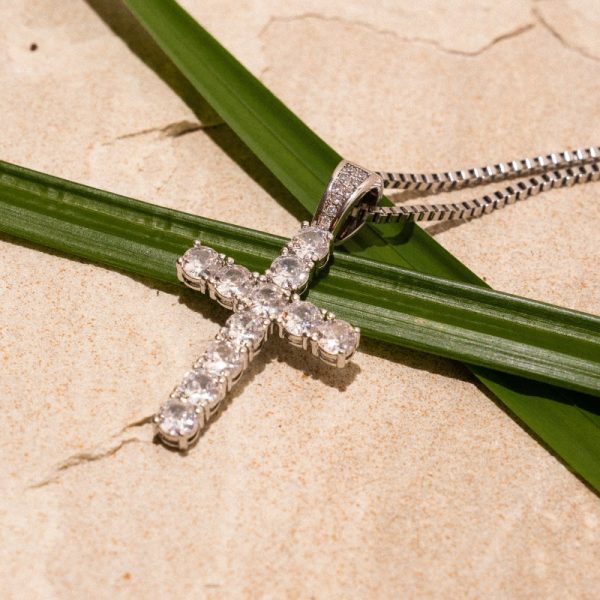 Iced Cross (Silver) - Image 2