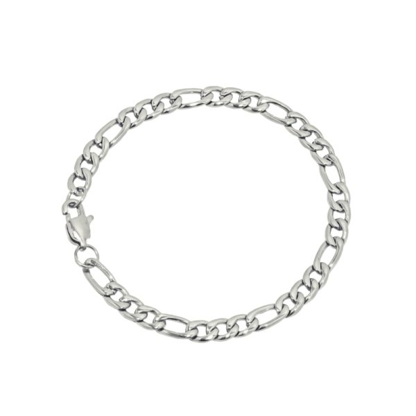 Figaro Bracelet (Silver) 5MM - Image 2